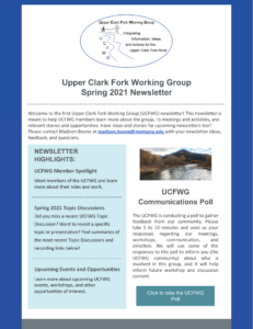 UCFWG Spring 2021 Newsletter